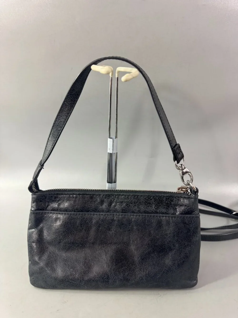 Hobo International Black Leather Crossbody Shoulder/Crossbody Bag